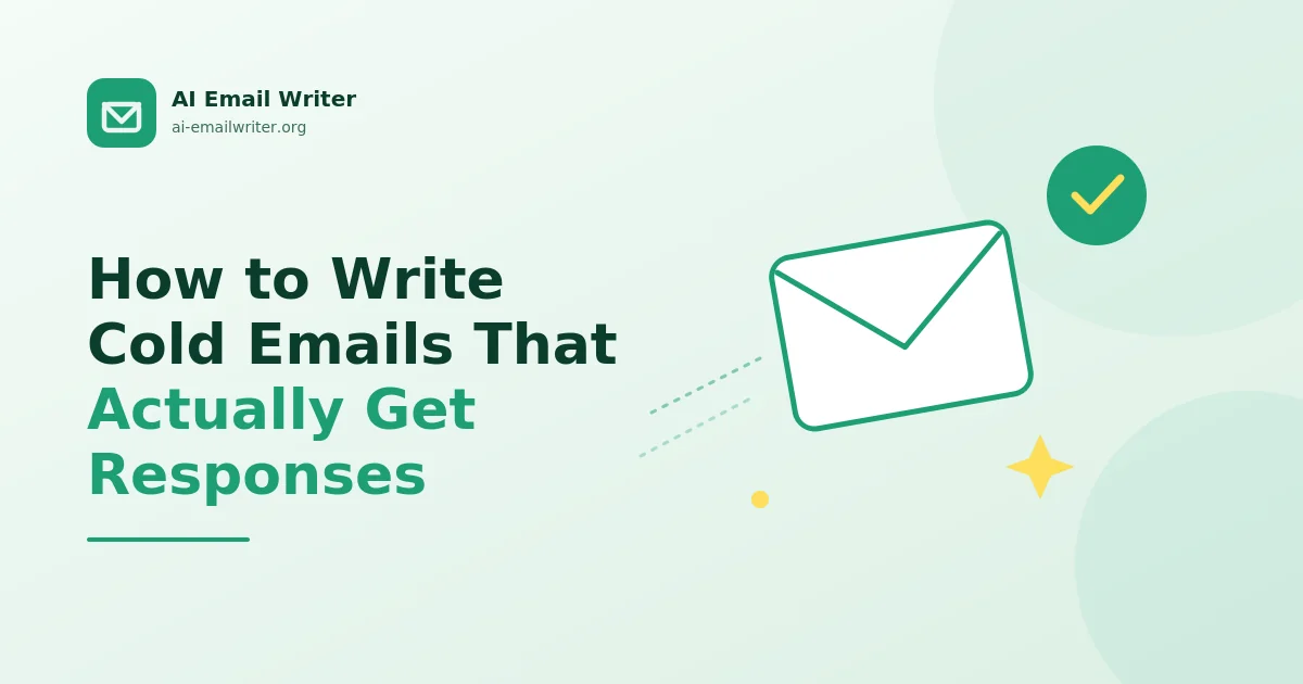 How to Write Cold Emails That Actually Get Responses